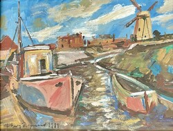 Uhrig Zsigmond (1919-1993): Holland táj