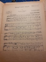 Orchestral score 1924 - richard wagner - haensch: sigfried - idyll a.J.B. 7812