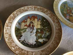 Franklin 20 centis porcelán 2 db. Grimm mesesorozat, vitrin minőség (28)