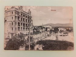 Régi képeslap 1912 Abbázia Opatija fotó levelezőlap