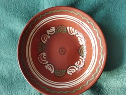 Traditional glazed plate, wall