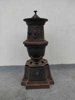 Antique iron stove cylindrical dismountable iron stove 837 6308