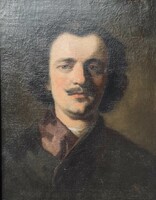 Viktor, Madarász (1830-1917): Önarckép.