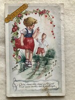 Antik, régi képeslap                                            -2.