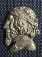 Brassai Sámuel polihisztor - sárgaréz öntvény arckép