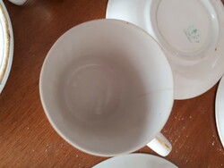 Fine porcelain tea/cappuccino set with Chinese pattern