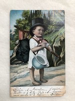 Antique postcard with long address - 1904 -2.
