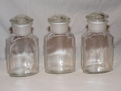 Antik patika üveg (orvosságos, labor üveg) olcsón eladó