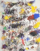 Colorist abstract - color spots - valéria čiúrösné bruckner (35x28 cm)