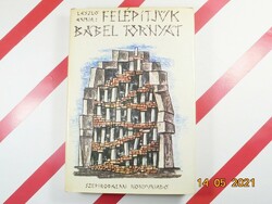 Anna László: we are building a tower of Babel