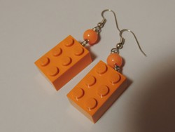 Narancssárga Lego fülbevaló