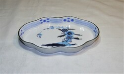 Herendi MALÉV porcelán tálka - 14 X 9,5 cm