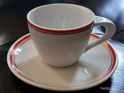 Zsolnay art deco, kávés/mokkás csésze, B. Várdeák Ildiko tervezése, Török János fele vonal
