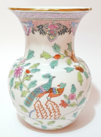 Herendi - beautiful porcelain vase with paon de peking pattern