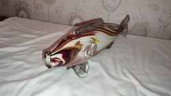 Retro glass fish 35cm