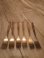 Beautiful antique silver-plated fork set (19.2x6.5 cm)
