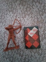 2 db retro játék együtt 1 rézbőrű indián és egy tilitoli játék