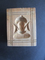 Gingerbread batter wood mold baking mold sharp - deep contour wood carved ancient pattern Hungarian handwork