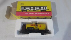 DDR , Villany vasút, H0, 1:87, retro játék, Shell tartálykocsi