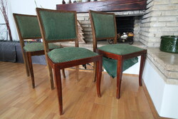 3 db Art Deco szalon garnitúra étkező szék