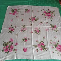 Pure silk, hand-dyed women's shawl, 64 x 68 cm