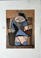 Pablo Picasso litográfia eredetigazolással!