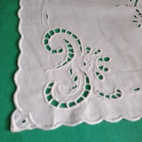 Embroidered napkin, tablecloth 35, x 27 cm