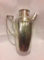 Antique Rare Art Nouveau Art Deco Silver Plated Alpaca Hacker Cocktail Mixer Shaker Shaker Special b