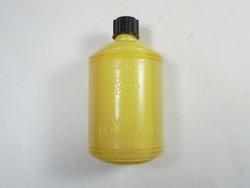 Retro WU 2 hajmosóolaj sampon műanyag flakon domború felirat tele van - Caola gyártó - 1980-as évek