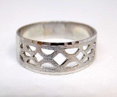 White gold ring without stones (zal-au108788)