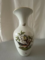 Herend porcelain vase, with Rothschild pattern decor, stamped mark.