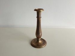 Old vintage copper candlestick 25 cm