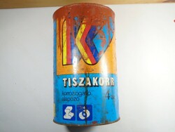 Retro festékes doboz - Tiszakorr  - TVK Tiszai Vegyi Kombinát, Leninváros gyártó 1970-es évekből