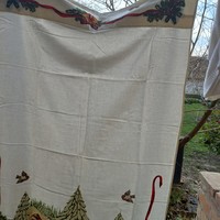 Christmas ready-made curtain
