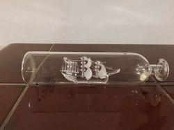 Türelemüveg, üveg hajó palackban