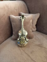 Silver miniature violin