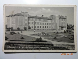 Old postcard: Szombathely, m. Kir. It is available. Ferenc Faludy High School
