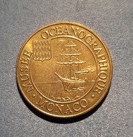 Monaco Oceanographic Museum visitor medal