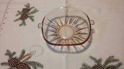 Old small pink glass bowl