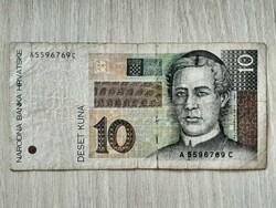 10 kuna Horvát 1995