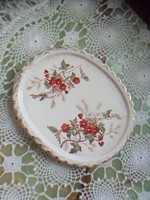 Antique English faience jewelry holder bowl
