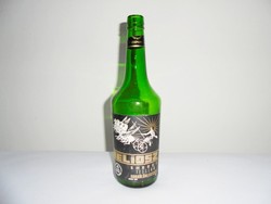 Retro Helios sherry glass bottle - pearlescent Domoszló state farm - from the 1970s monimpex exp