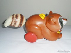 Retro toy pull raccoon - fisher price toys 1978