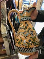 Ceramic spout from 1928, signed, height 40 cm.