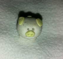 Porcelain New Year pig figure 65.