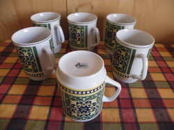 Kínai jelzett porcelán teás, kakaós,....  csészék