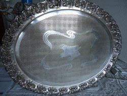 Art Nouveau marked Argentino Viennese silver plated tray