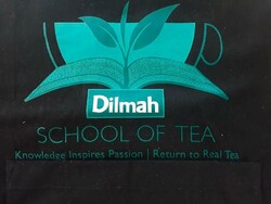 DILMAH tea márkás minoségi köteny - ajándék vászon szatyorban-karácsonyi ajándék