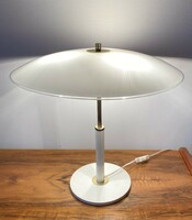 Retro IKEA fehér gombalámpa vintage art deco Bauhaus style table mushroom lamp Sweden
