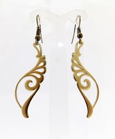 Handmade bronze earrings (zal-r75298)